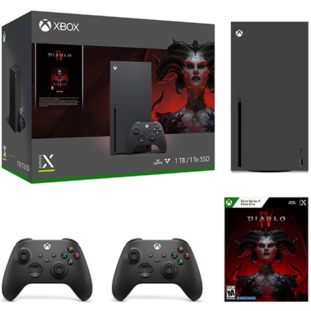 1TB SSD Carbon Black Wireless Controller Gaming Console N7987