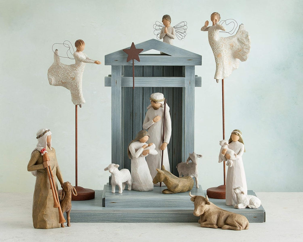 Hand-painted nativity backdrop Q42543