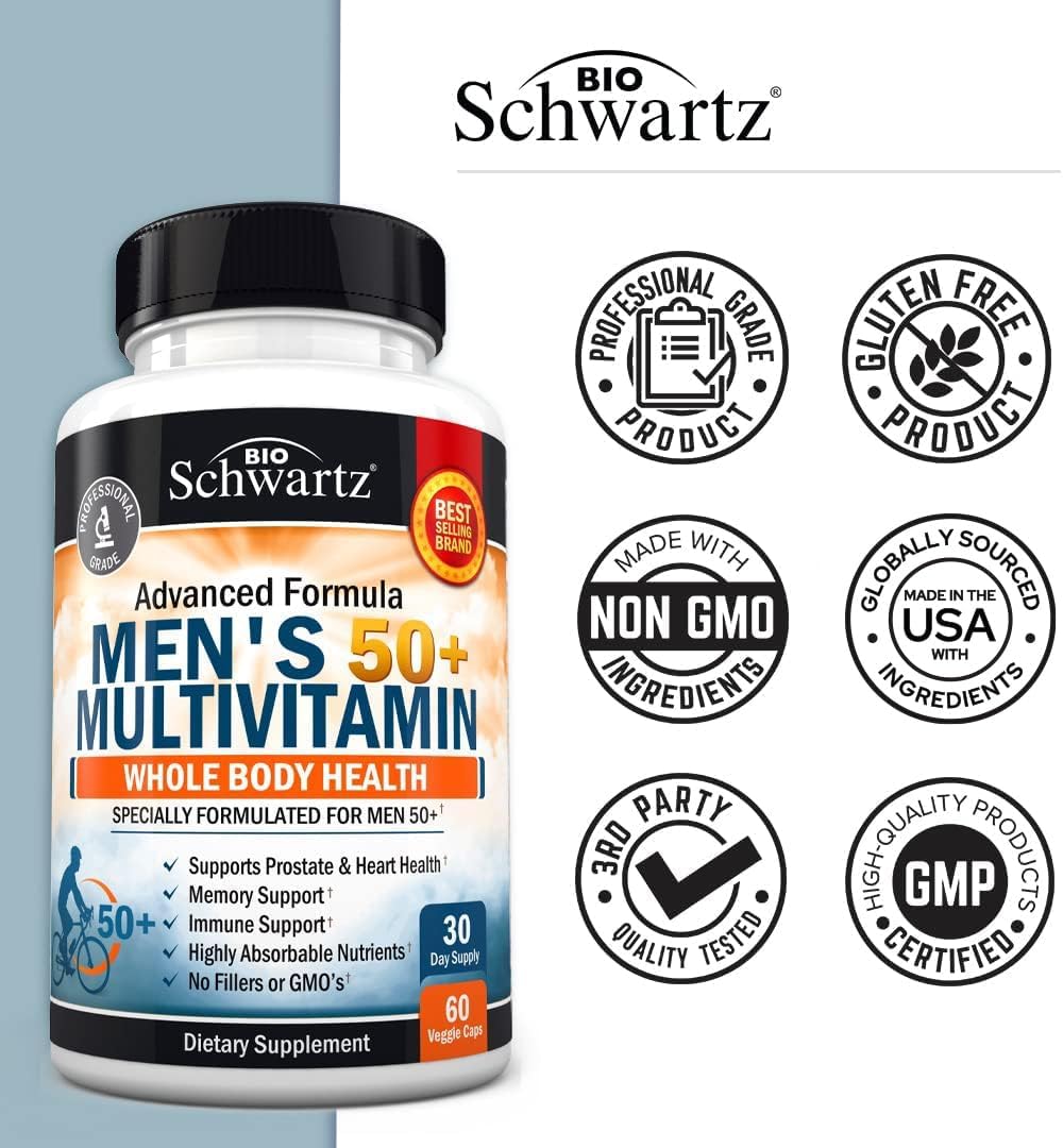 Once Daily Multivitamin for Men 50 and Over - 60 Count N18569