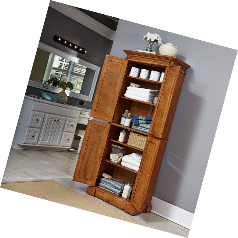 Distressed Oak Pantry E77358