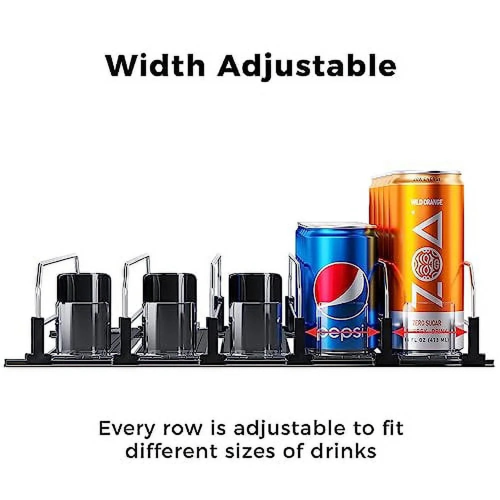 Black 5 Rows Drink Organizer B38670
