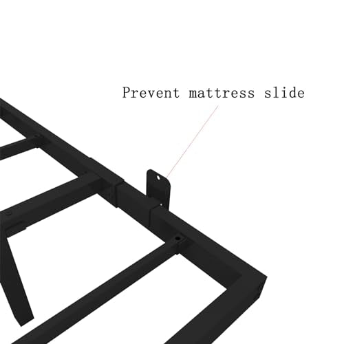 Queen Size Metal Platform Bed Frame with LED Lights A362