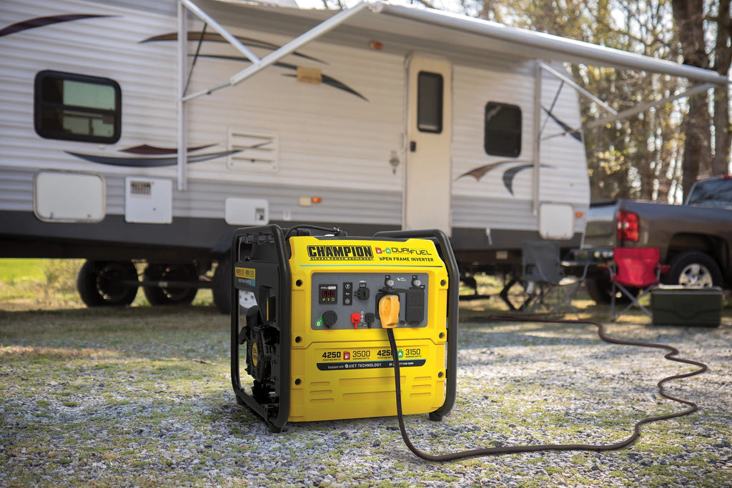 4250-Watt Dual Fuel Open Frame Inverter Generator U26123