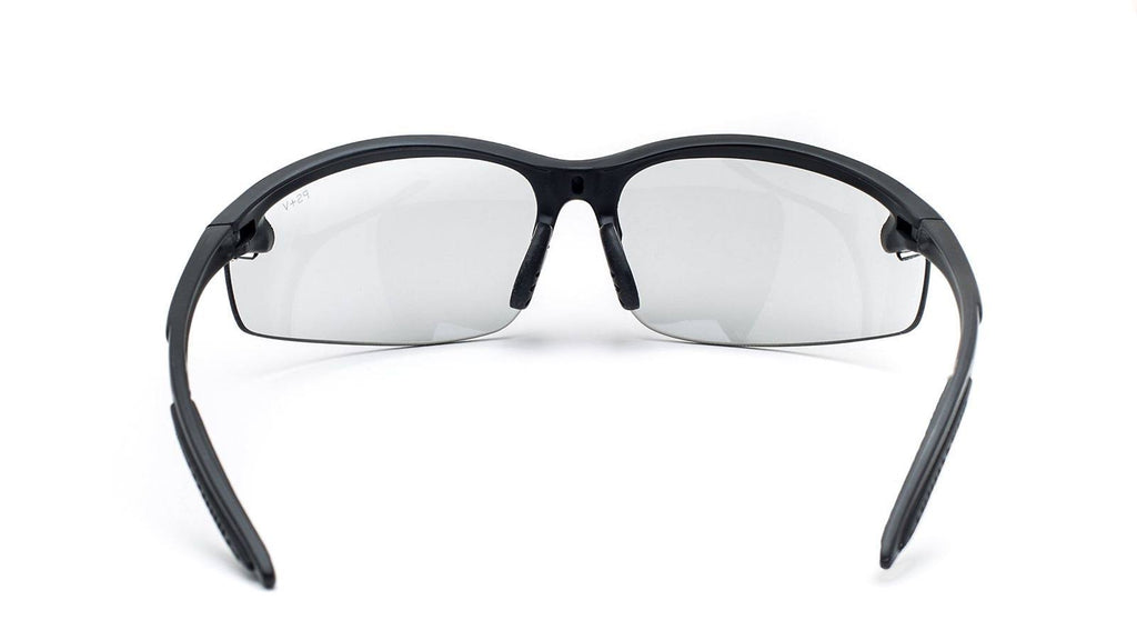 Transitions Lenses Pewter Wraparound Frame Safety Glasses G5979