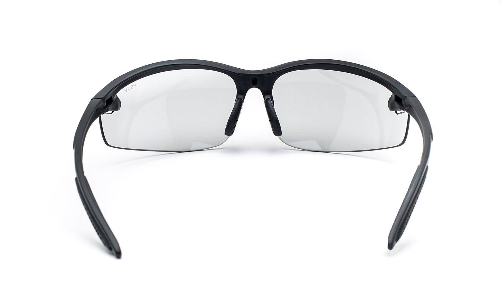 Transitions Lenses Pewter Wraparound Frame Safety Glasses G5979