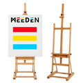 Large Beech Wood H-Frame Artist Easel W6348