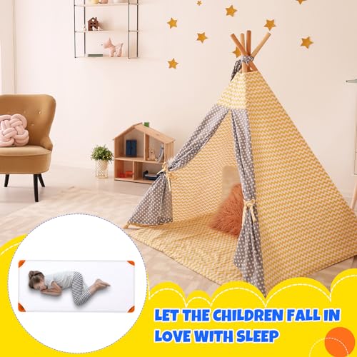 16 Pcs Stackable Toddler Nap Cots with Sheets Set O21983