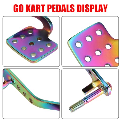 Black Go Kart Brake Pedal with 71” Throttle Cable Kit K54175