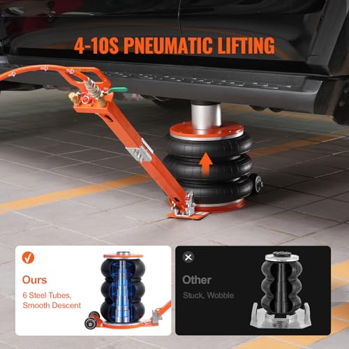 5 Ton Triple Bag Air Jack with Thick Rubber Pad V871888