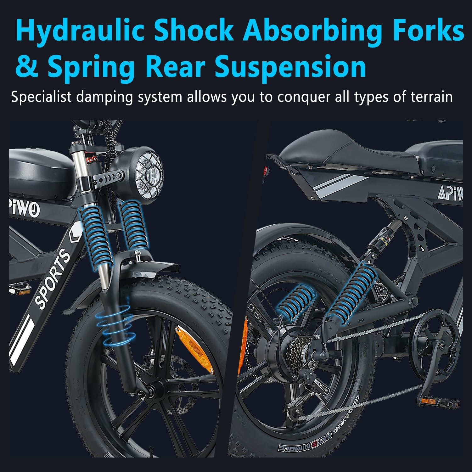 20" Fat Tire Electric Bike with 48V 20Ah Battery Q90341