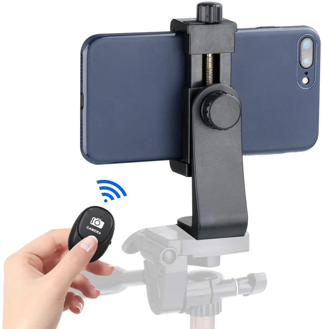 Universal Phone Tripod Mount Attachment with Wireless Shutter Remote L543