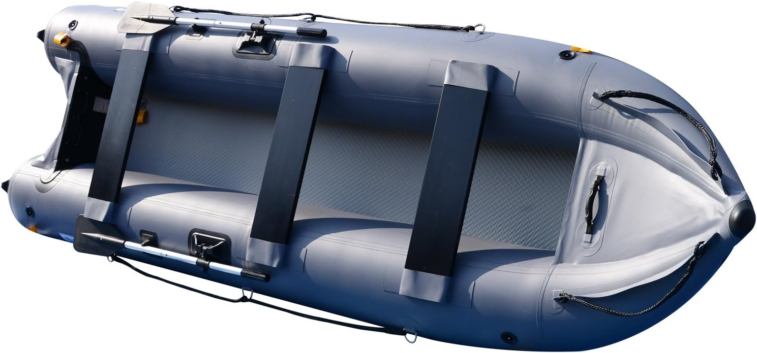 14.1ft Inflatable Boat Kayak Canoe Fishing A625