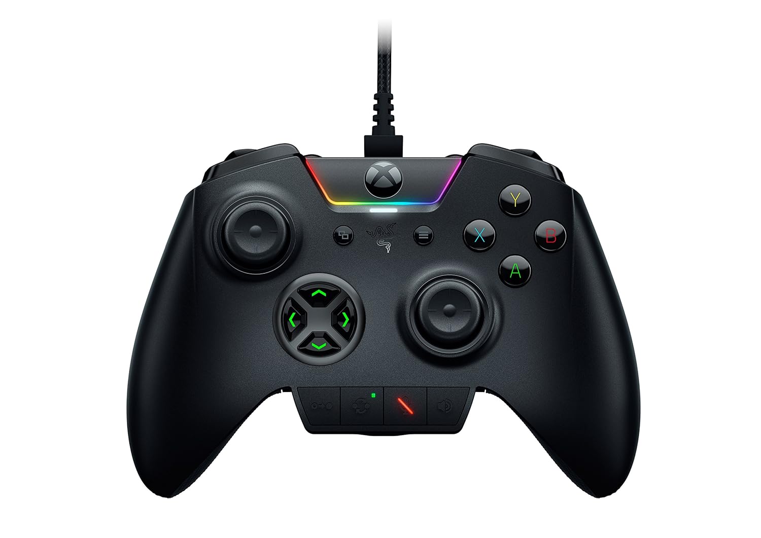 Black Officially Licensed Xbox One Controller with 6 Remappable Buttons and Triggers G76413