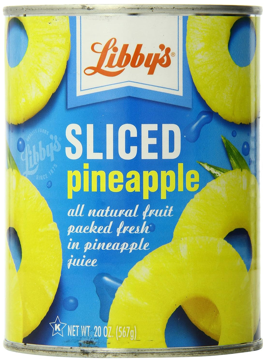 Sliced Pineapple, 20 Ounce (Pack of 12) U845211