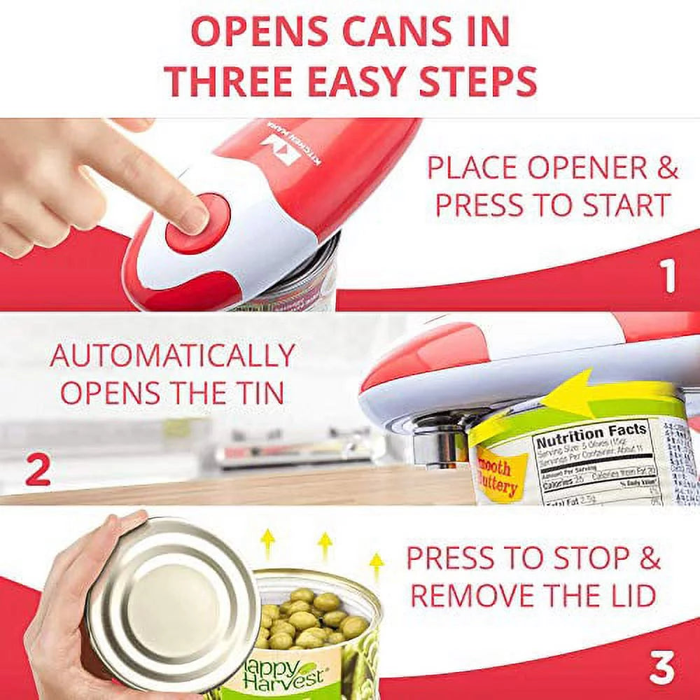 Red Electric Can Opener D373