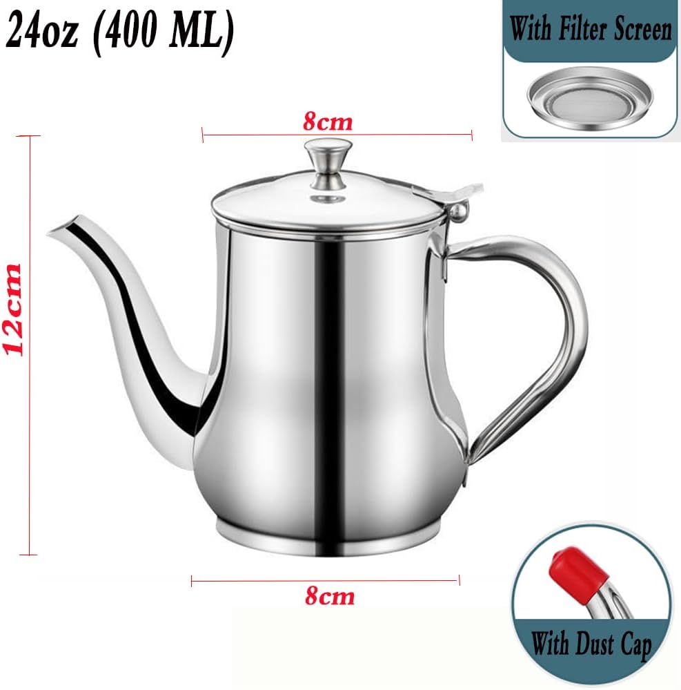 24oz 304 Stainless Steel Oil Filter Cup with Mesh F778295