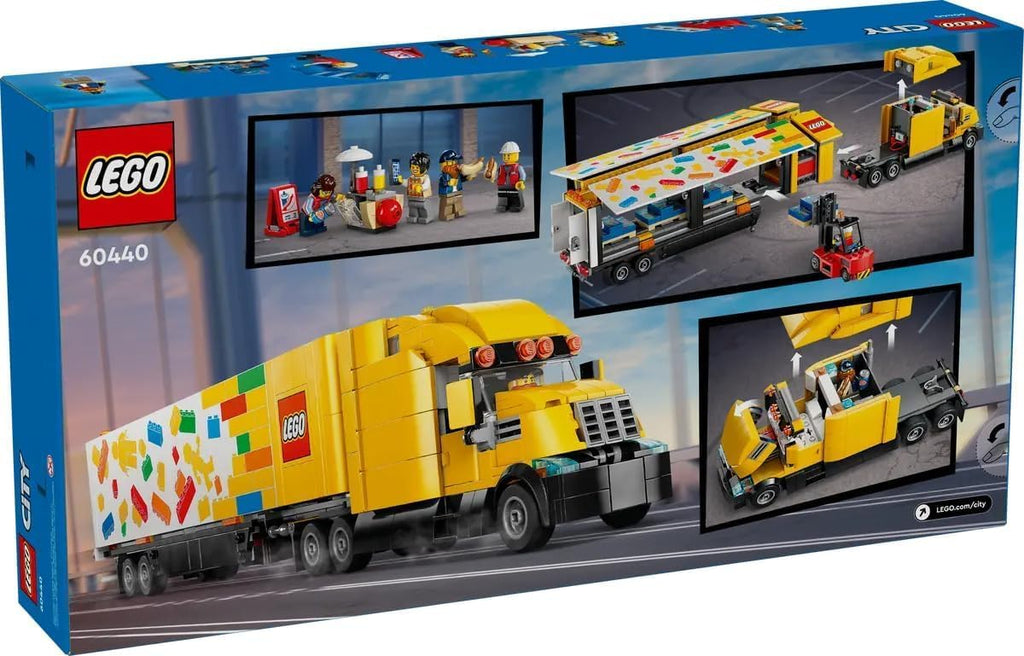Lego City Delivery Truck with Trailer and Forklift B394