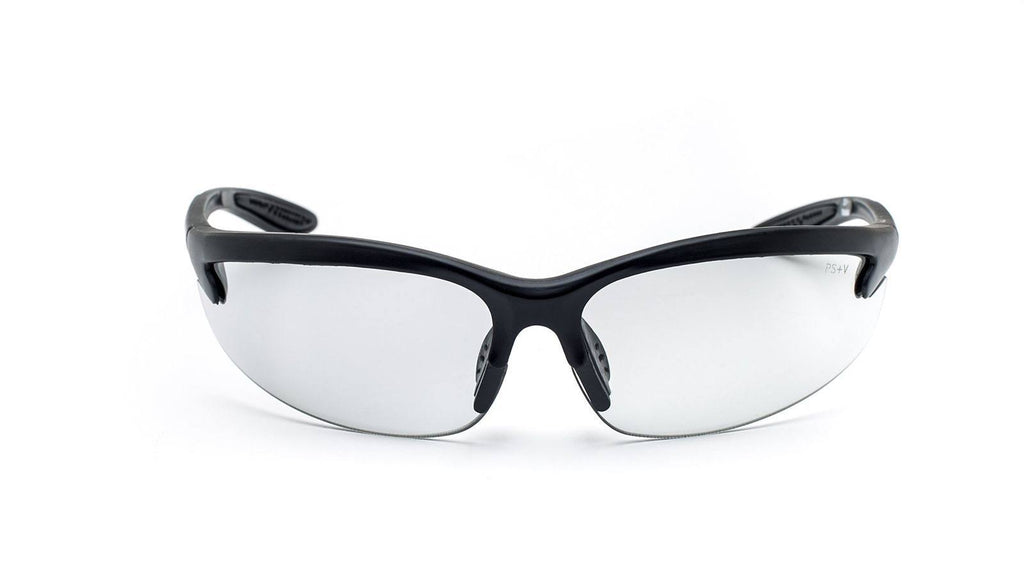 Transitions Lenses Pewter Wraparound Frame Safety Glasses G5979