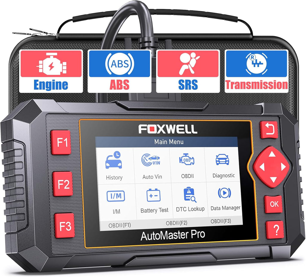 OBD2 Scanner ABS SRS Code Reader Car Diagnostic Tool with Battery Test H48828