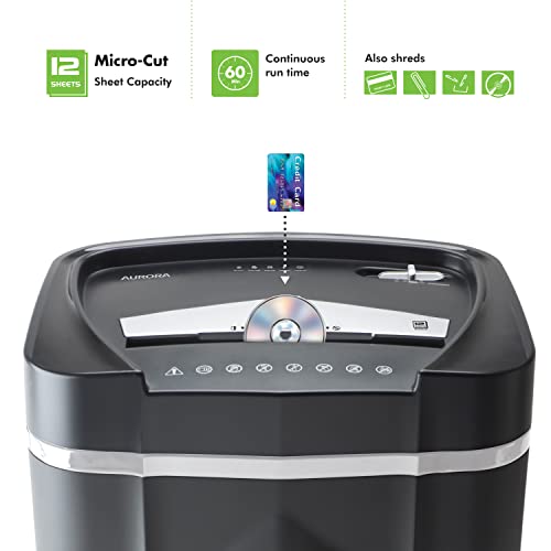 12-Sheet Micro-Cut Paper Shredder I253
