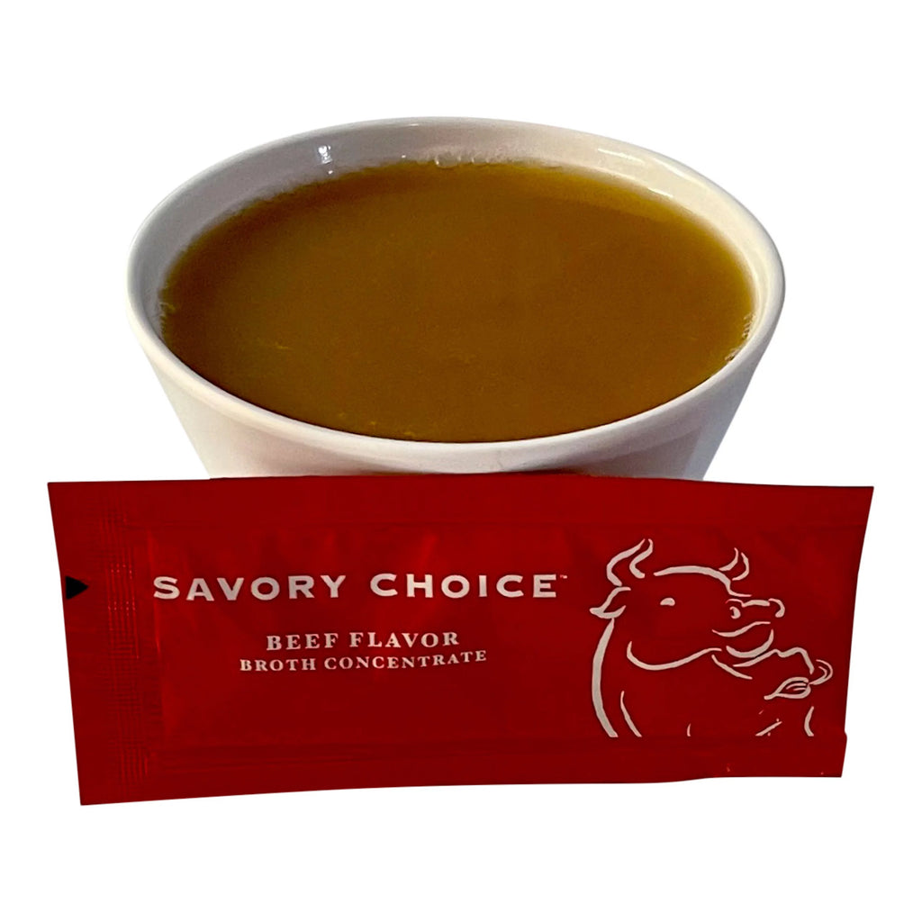 Beef Broth Low Sodium Broth Concentrate 50 Pack J2394