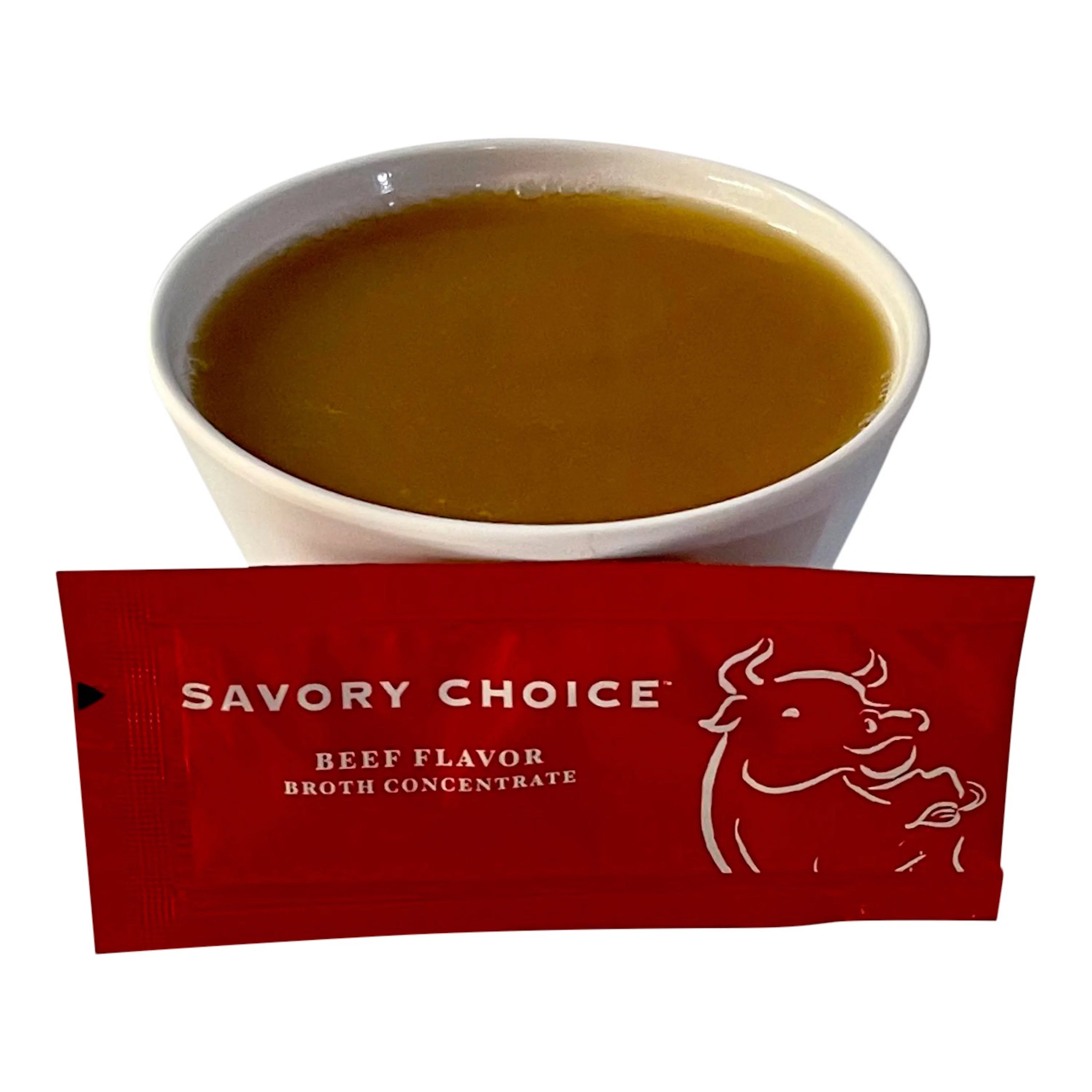 Beef Broth Low Sodium Broth Concentrate 50 Pack J2394