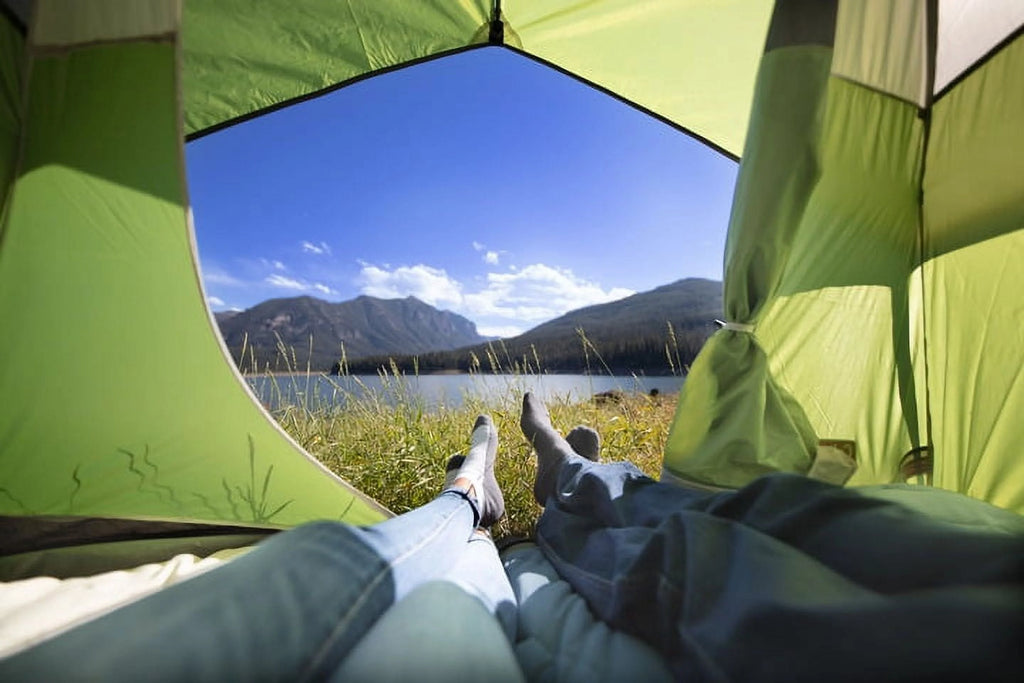 4-Person Dome Camping Tent, Green R911967