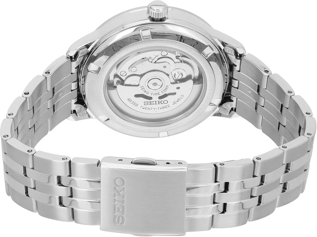 Blue Stainless Steel Automatic Watch L63353