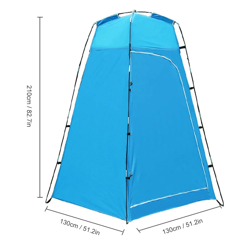 Portable Outdoor Shower Toilet Changing Room Tent with Removable Bottom J29056