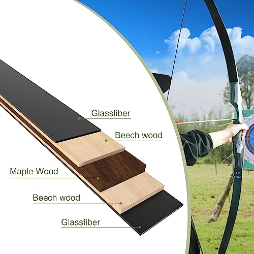 Black Hunter Takedown Recurve Bow, 60" F46699