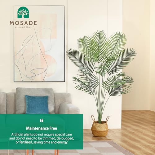 6 Feet Artificial Areca Palm Tree with Seagrass Basket H629506