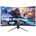 32 Inch 240Hz Curved Gaming Monitor FHD 1080P 1500R 1ms P745291