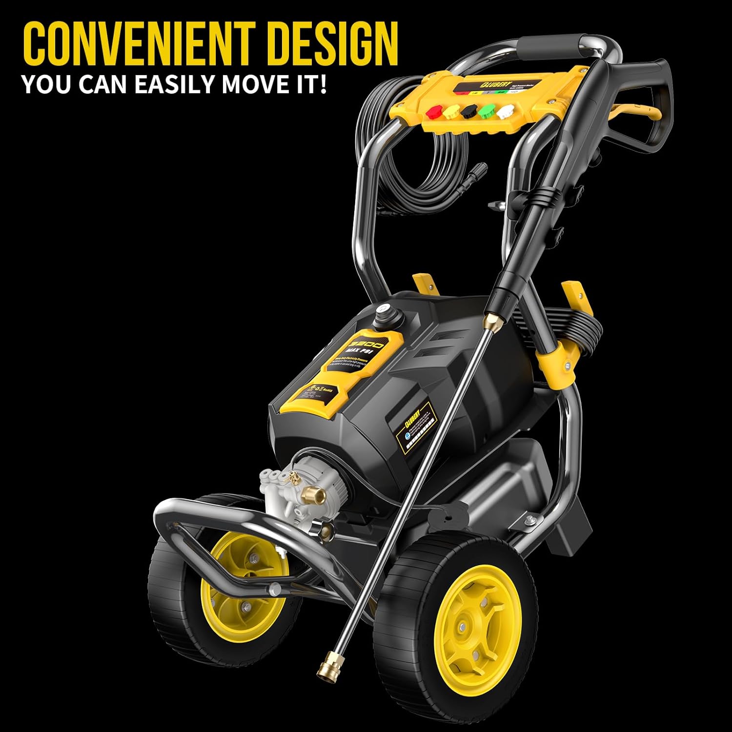 3200 PSI Electric Pressure Washer with 30Ft Pressure Hose O177604