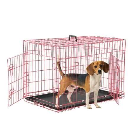 Folding Double Door Dog Cage Q740616