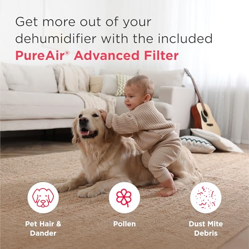50-Pint Portable Dehumidifier with Wi-Fi, White G183