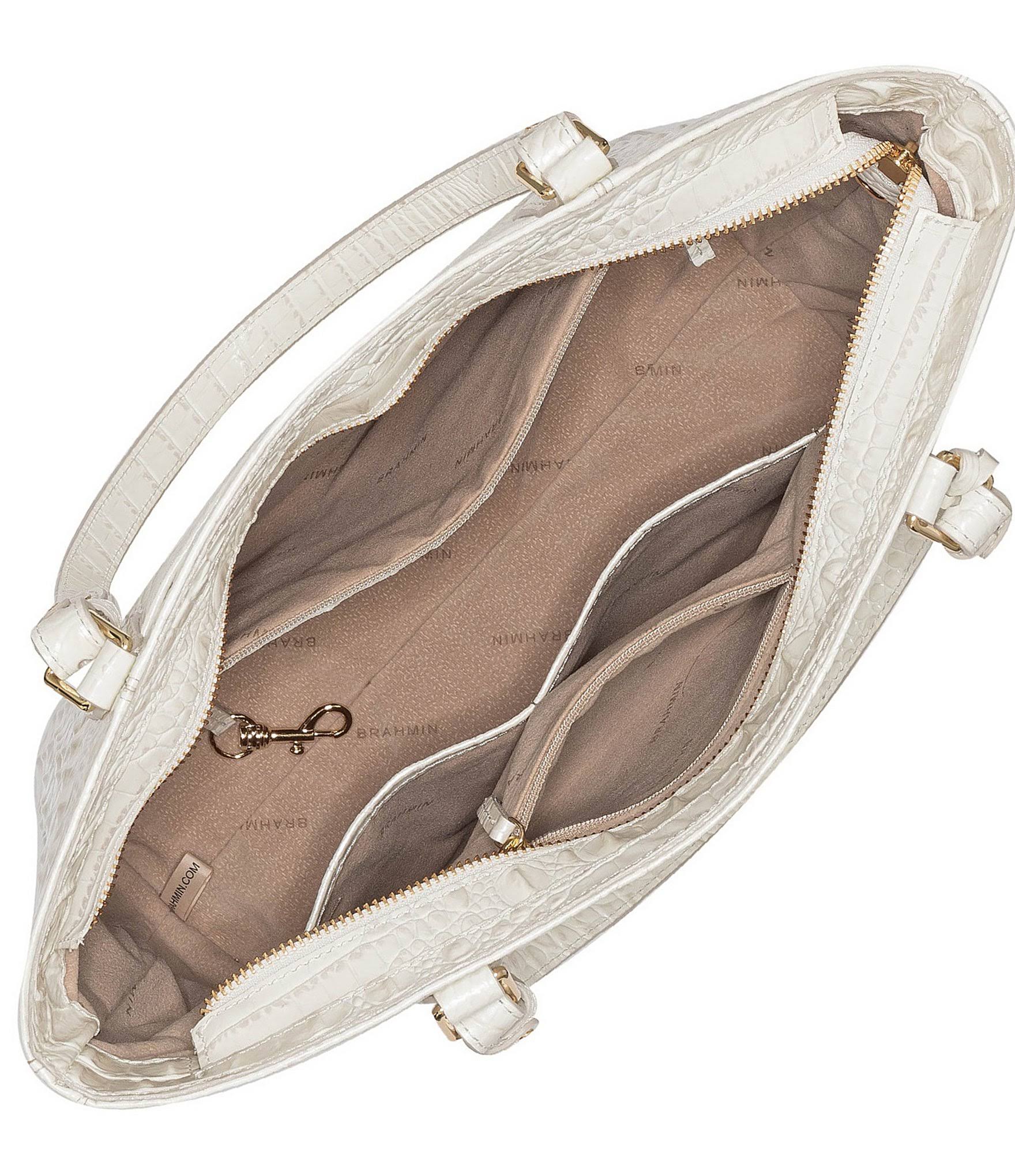 Medium Misha Embossed - Pecan/Gold J4818