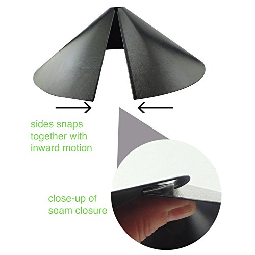 Black 18-Inch Squirrel Baffle D769