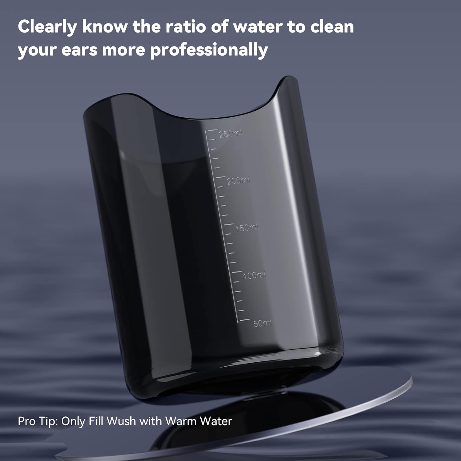 Ear Wax Removal Electric Ear Irrigation Flushing System Water Powered Ear Cleaner with 4 Pressure Modes USB Rechargeable E5793