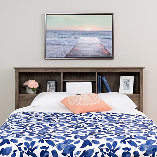 Black King Bookcase Headboard L24461