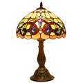 Tiffany Style Stained Glass Table Lamp 12X12X18 Inches F446732