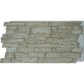 48 inch x 24 inch x 1 1/4 inch Stacked Stone Faux Stone Siding Panel D540