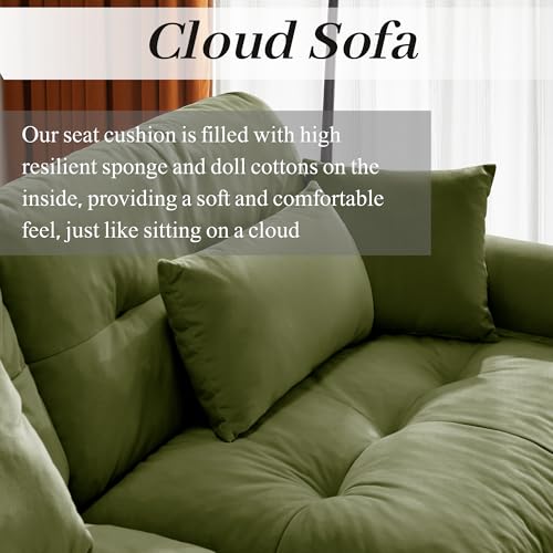 130" Modular Sectional Sofa with Movable Ottoman Q88443