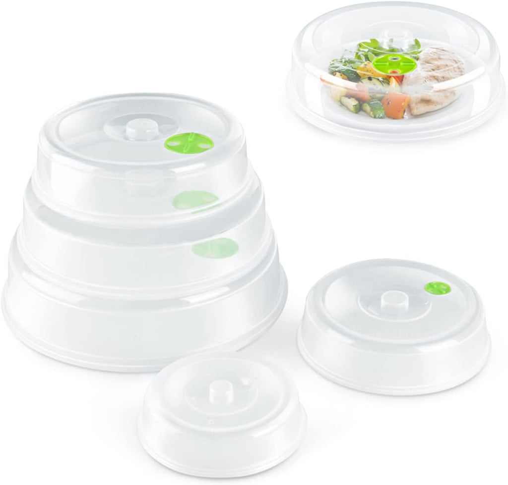 Set of 5 Green Microwave Covers S3665