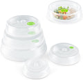 Set of 5 Green Microwave Covers S3665