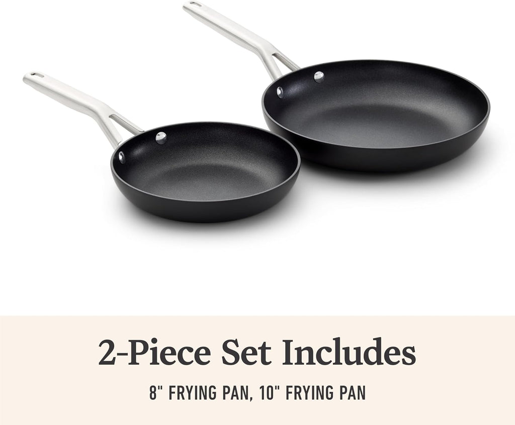 Hard-Anodized Nonstick 8" and 10" Frying Pan Set Z8191