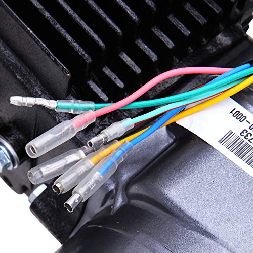 125CC 4-Stroke Semi Auto Engine Motor, 4 Speed, Single Cylinder Air-Cooling w/Reverse Electric Starter D68650