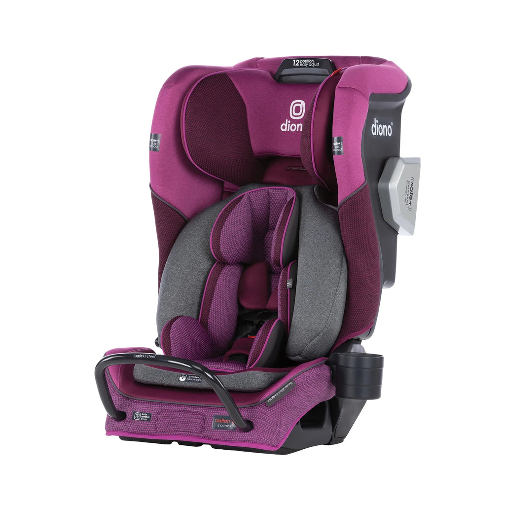 Red All-in-One Convertible Car Seat F388