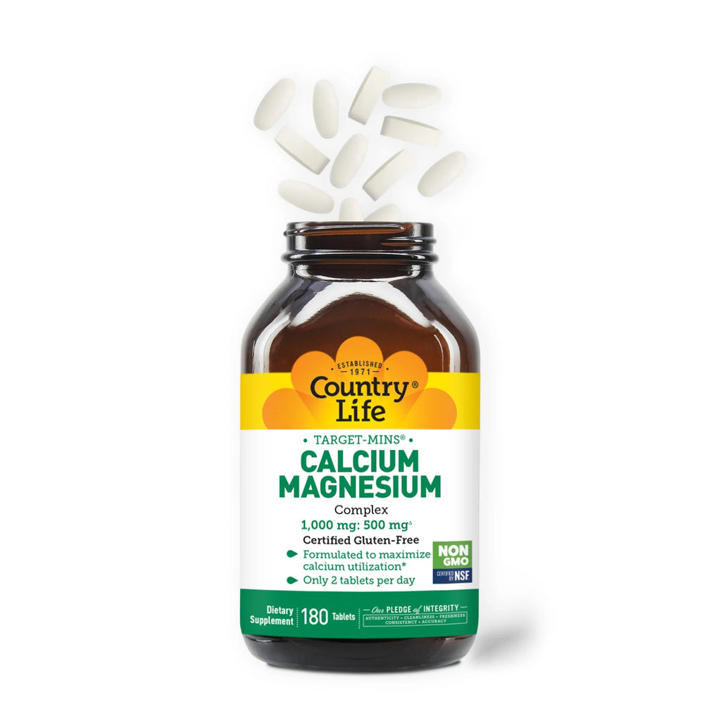 1,000 mg Calcium-Magnesium Complex, 180 Tablets E91819