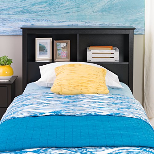 Black King Bookcase Headboard L24461
