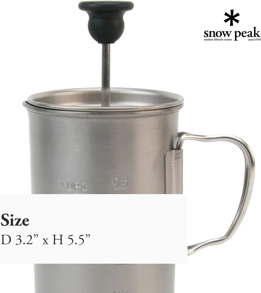 Titanium French Press Coffee Maker A22578